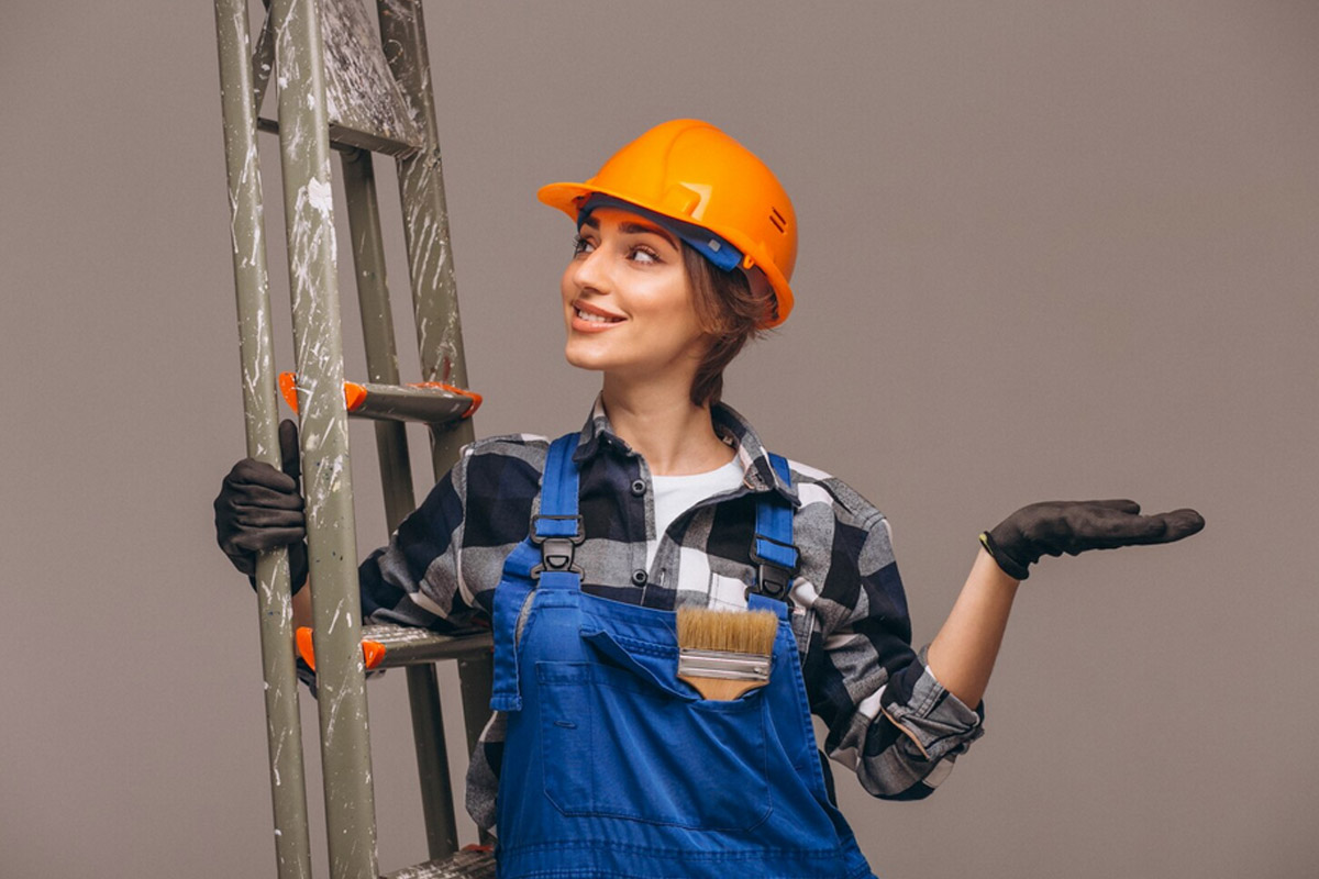 Man in the plumbing shop